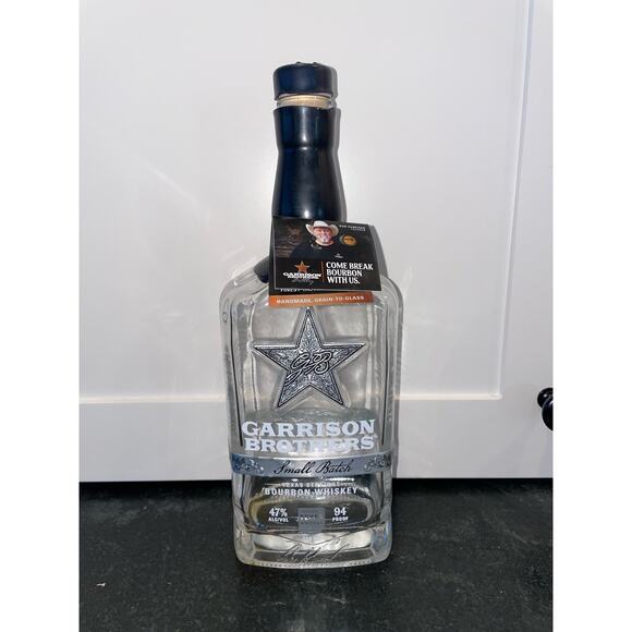 EMPTY Garrison Brothers SMALL BATCH Bourbon Whiskey Bottle 750ml - Picture 1 of 7